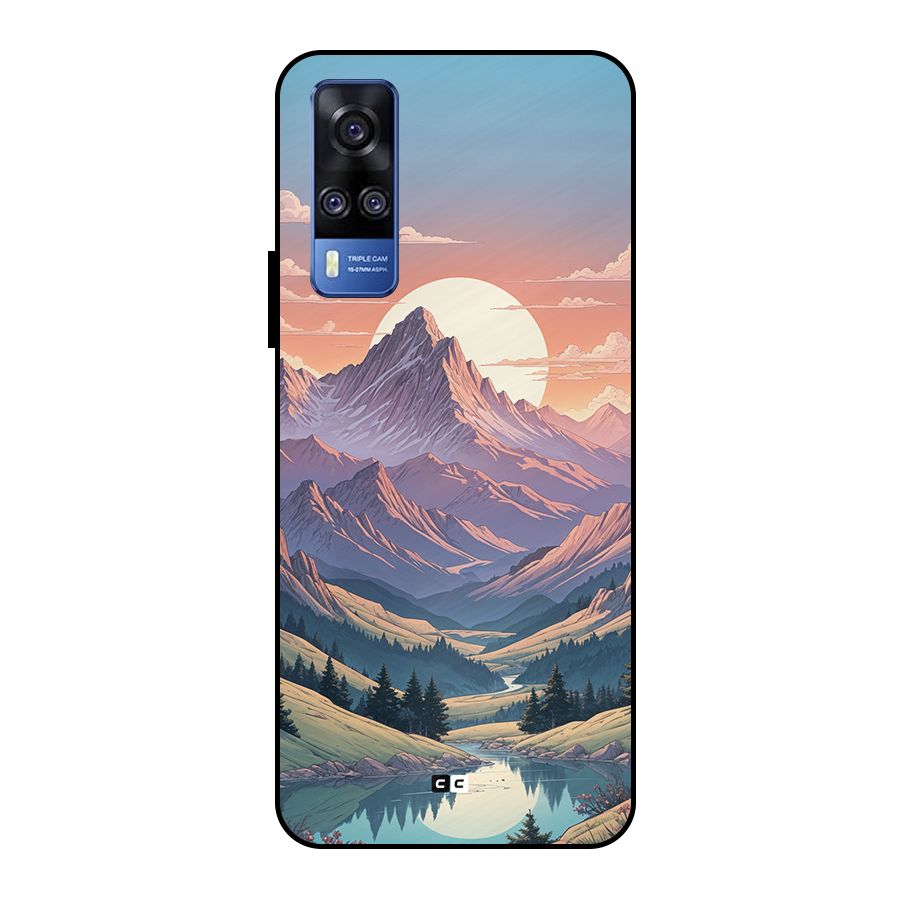 Sweet Evening Metal Back Case for Vivo Y51