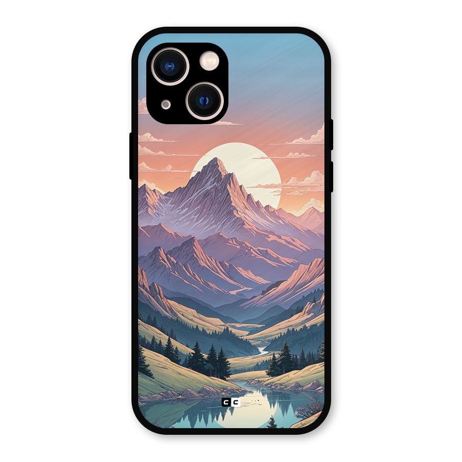 Sweet Evening Metal Back Case for iPhone 13