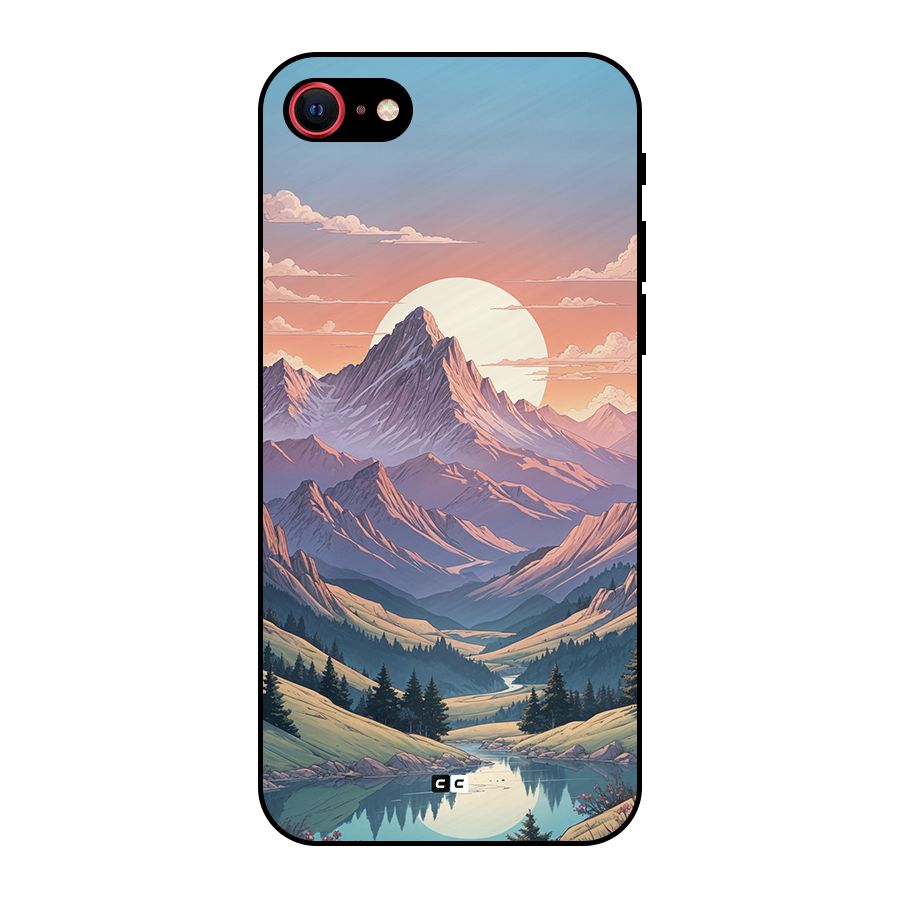 Sweet Evening Metal Back Case for iPhone 8