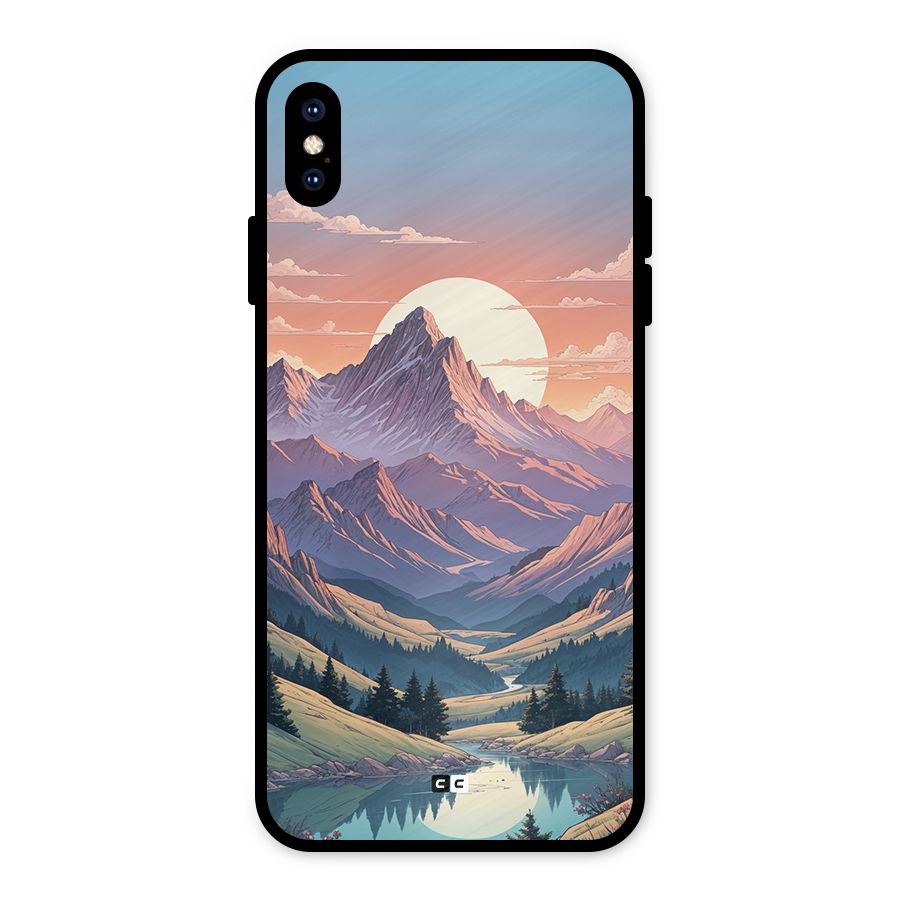 Sweet Evening Metal Back Case for iPhone XS Max