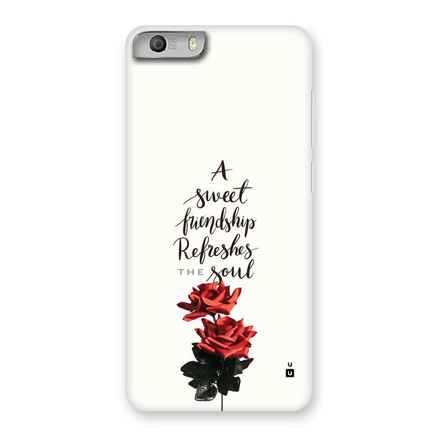 Sweet Friendship Back Case for Canvas Knight 2