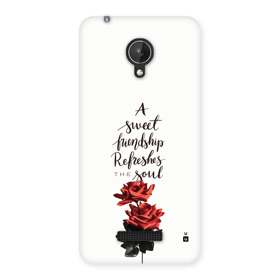 Sweet Friendship Back Case for Canvas Spark Q380