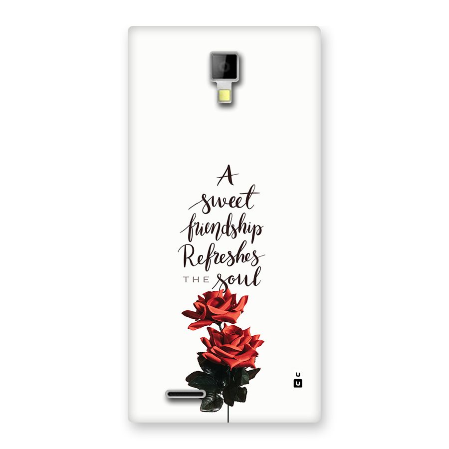 Sweet Friendship Back Case for Canvas Xpress A99