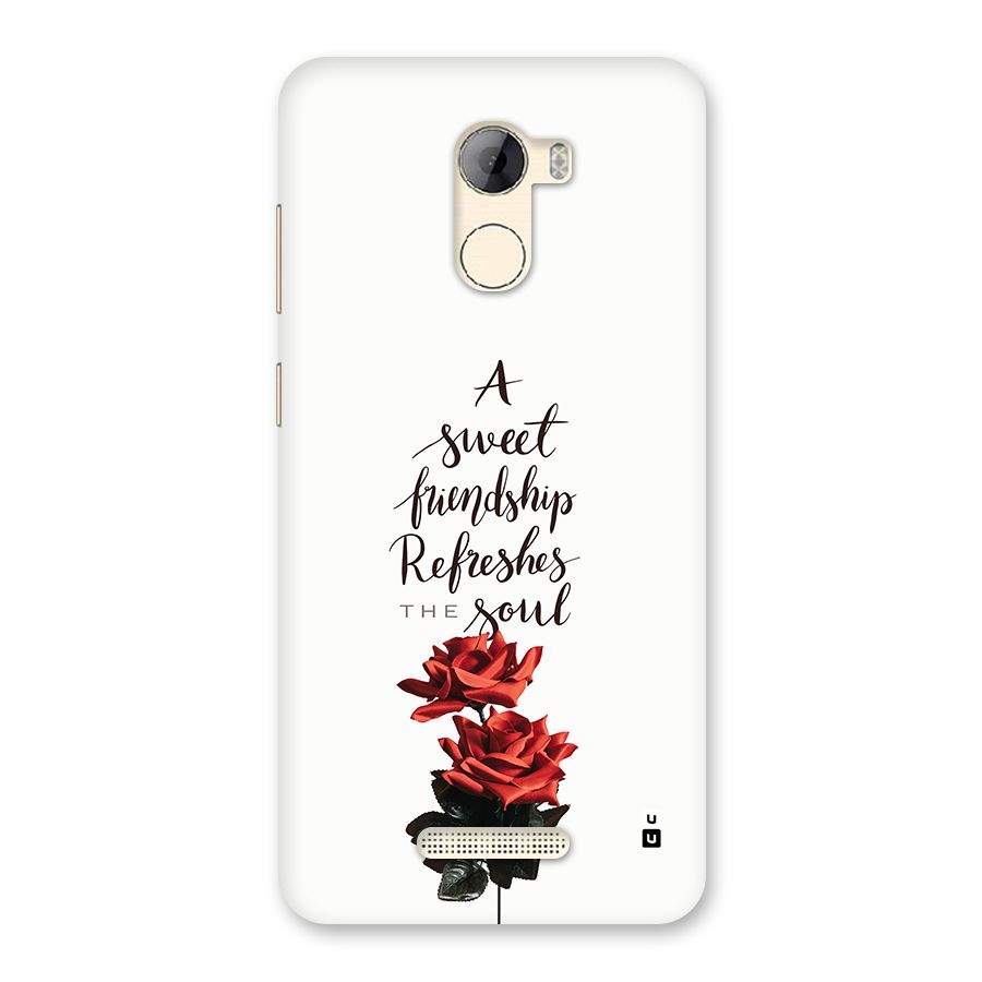 Sweet Friendship Back Case for Gionee A1 LIte