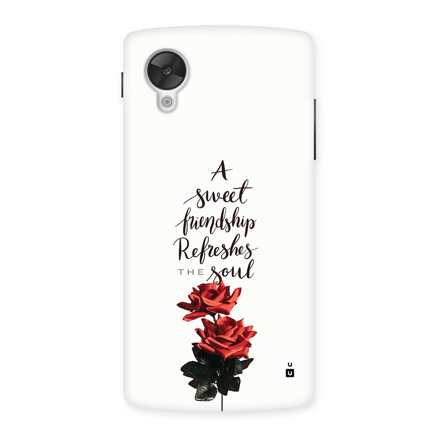 Sweet Friendship Back Case for Google Nexus 5