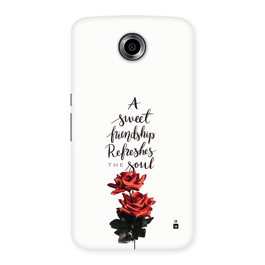 Sweet Friendship Back Case for Google Nexus 6