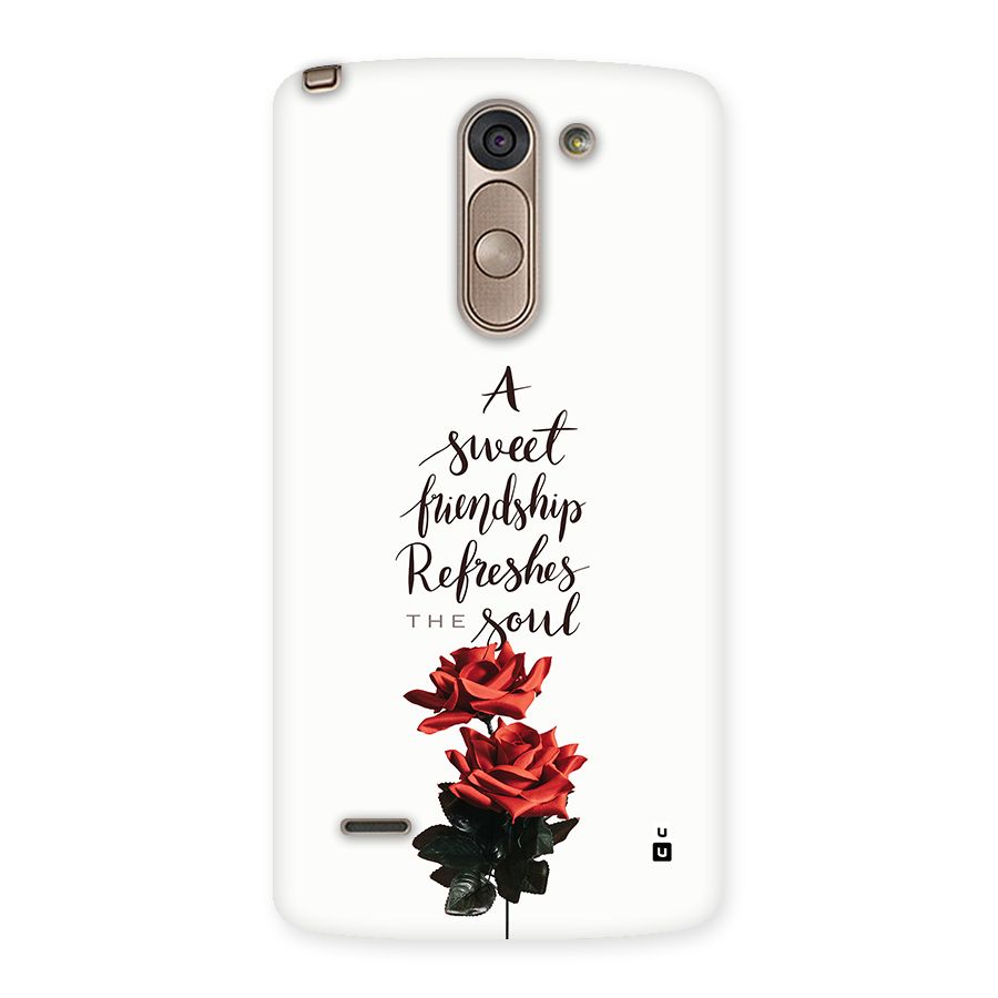 Sweet Friendship Back Case for LG G3 Stylus