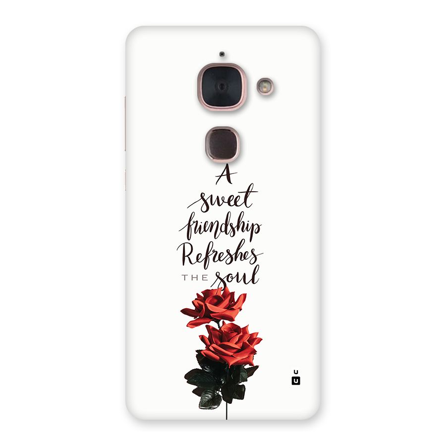 Sweet Friendship Back Case for Le Max 2