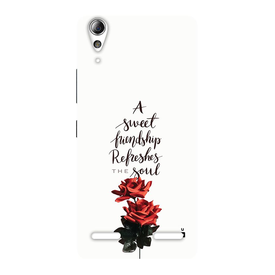 Sweet Friendship Back Case for Lenovo A6000 Plus