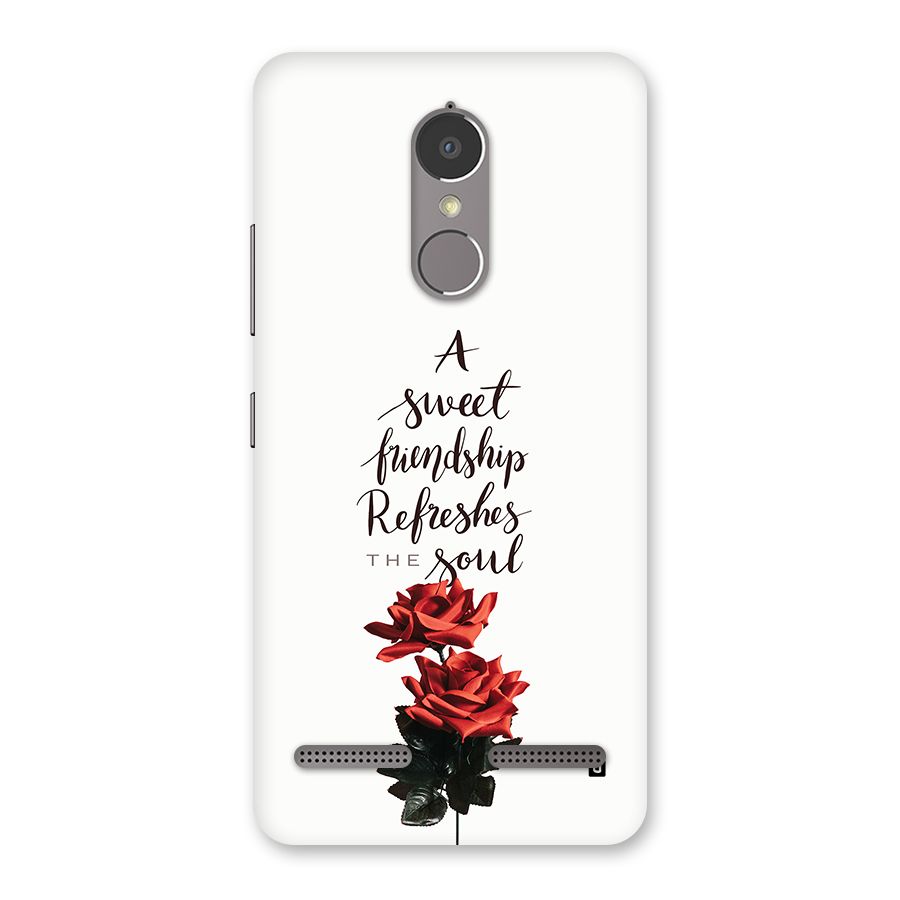 Sweet Friendship Back Case for Lenovo K6