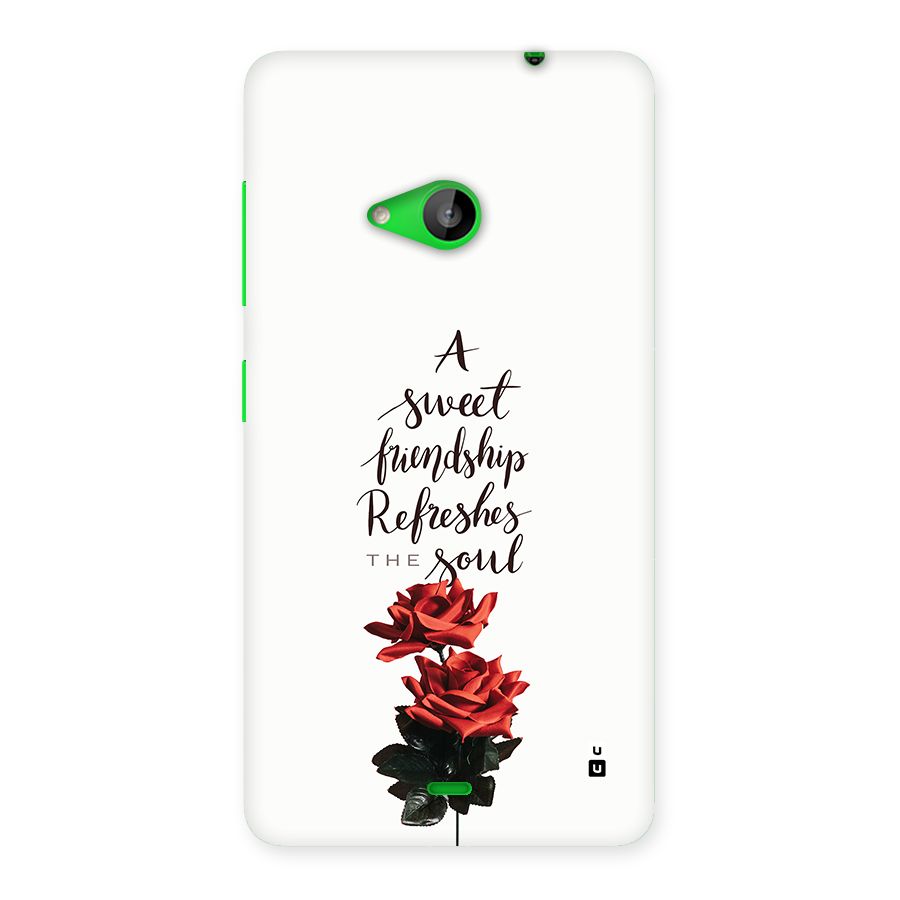 Sweet Friendship Back Case for Lumia 535