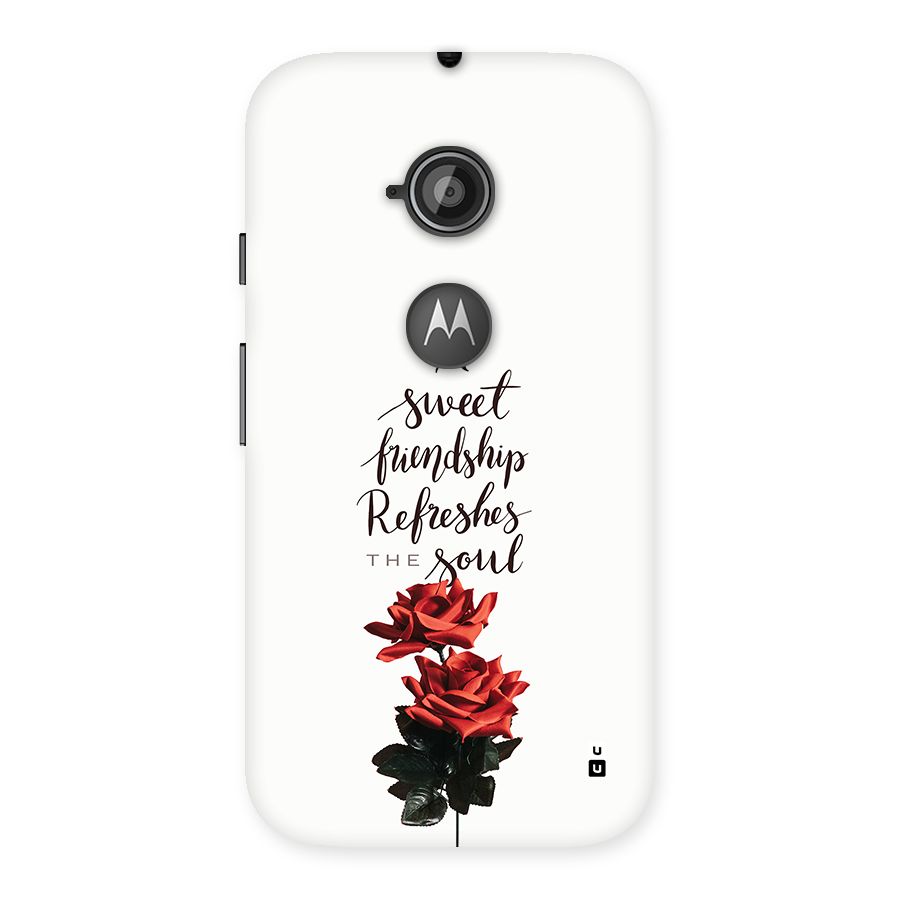 Sweet Friendship Back Case for Moto E 2nd Gen