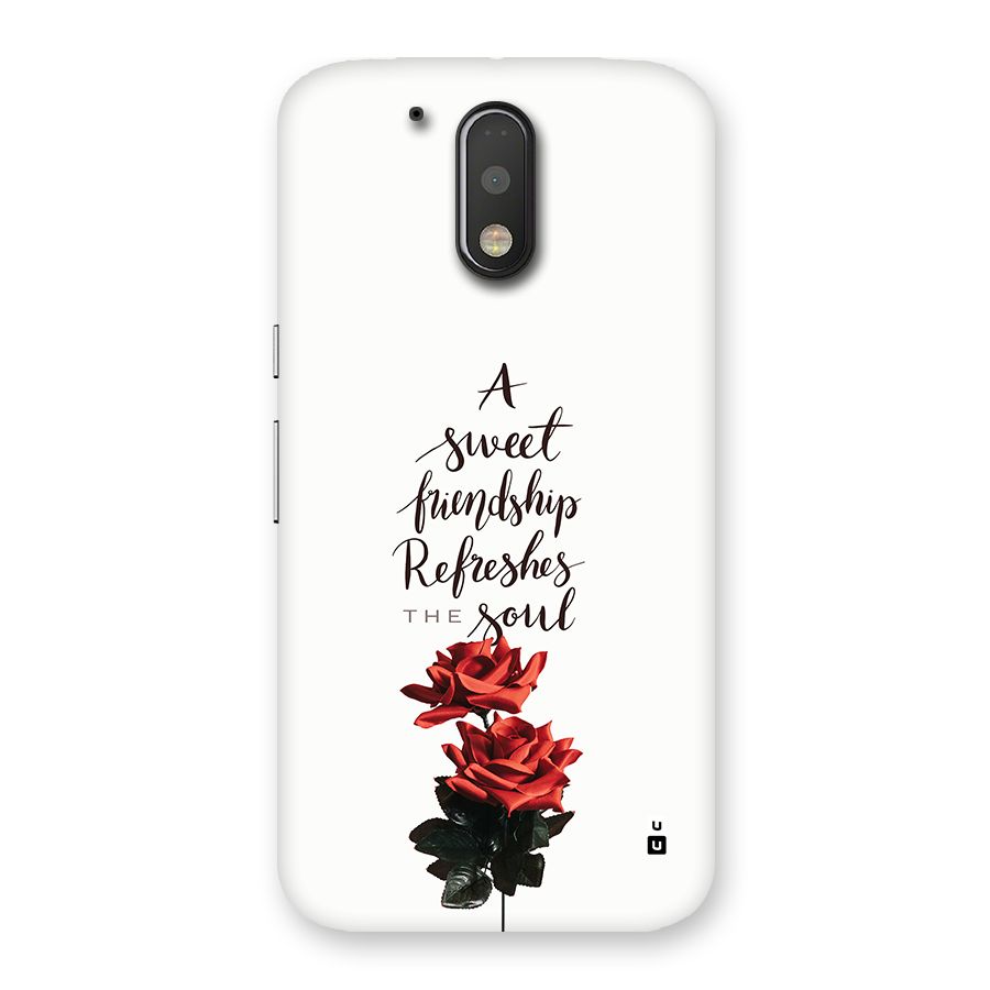 Sweet Friendship Back Case for Moto G4
