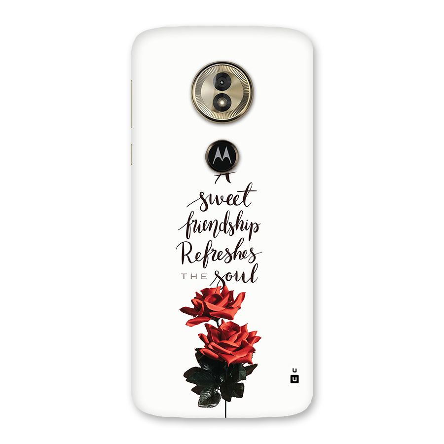 Sweet Friendship Back Case for Moto G6 Play