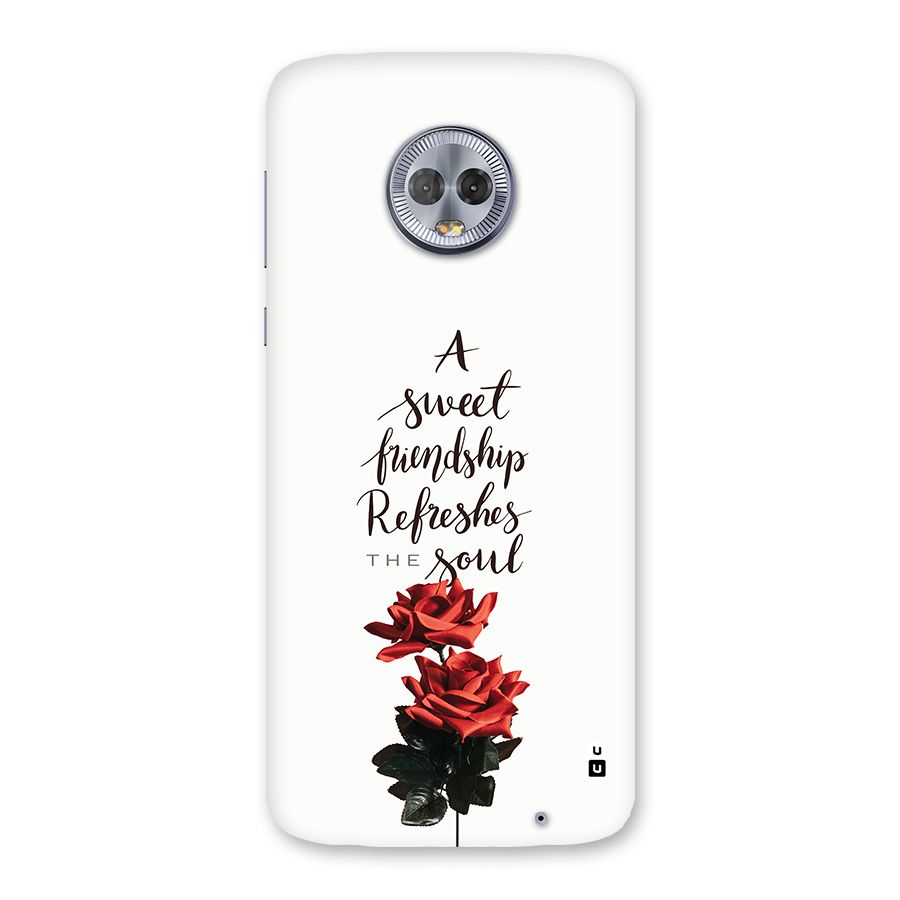 Sweet Friendship Back Case for Moto G6 Plus