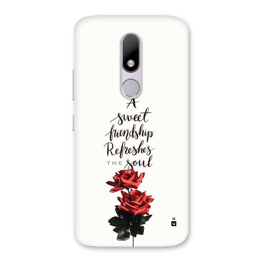 Sweet Friendship Back Case for Moto M