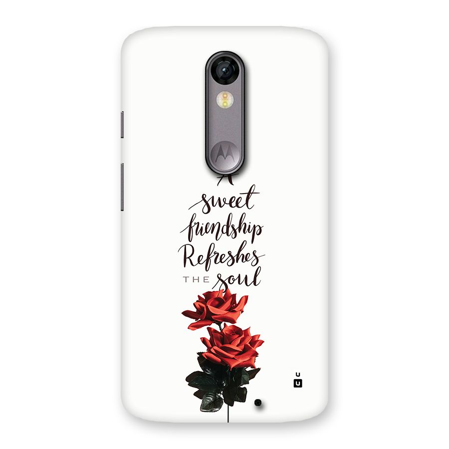 Sweet Friendship Back Case for Moto X Force