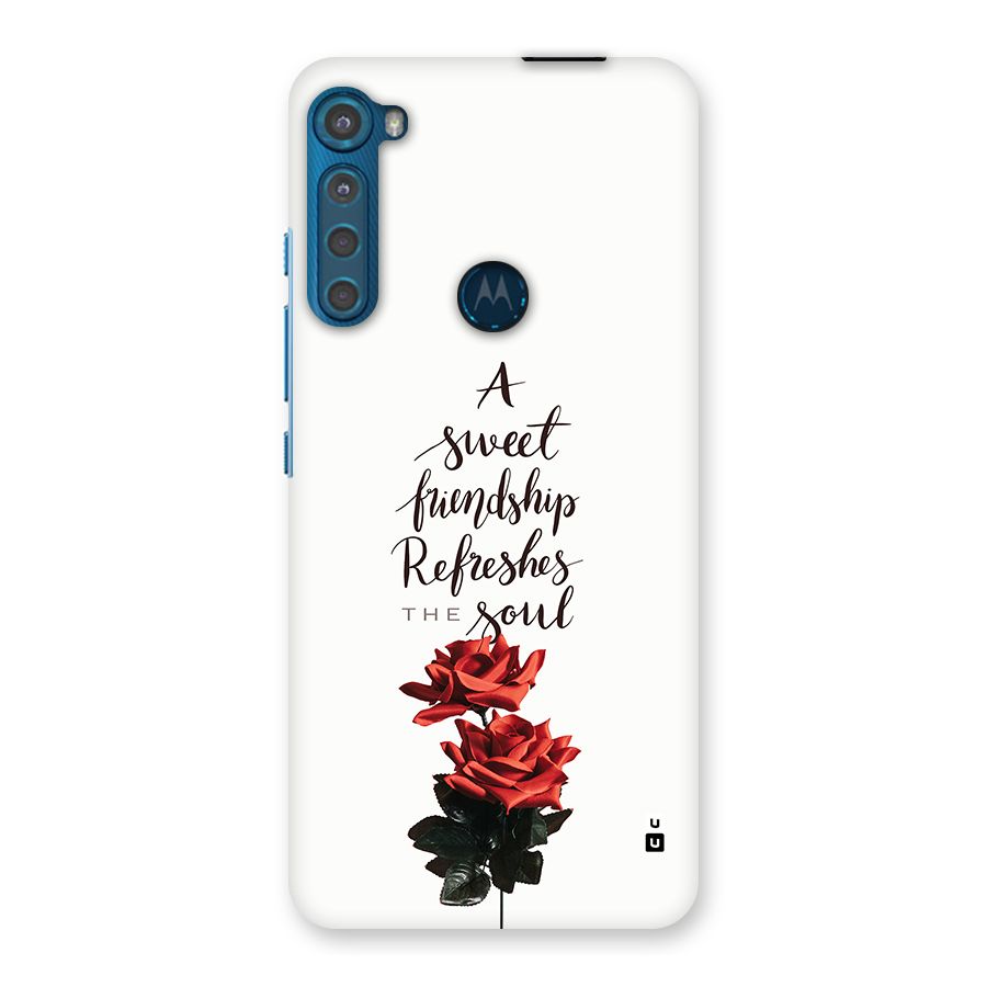 Sweet Friendship Back Case for Motorola One Fusion Plus