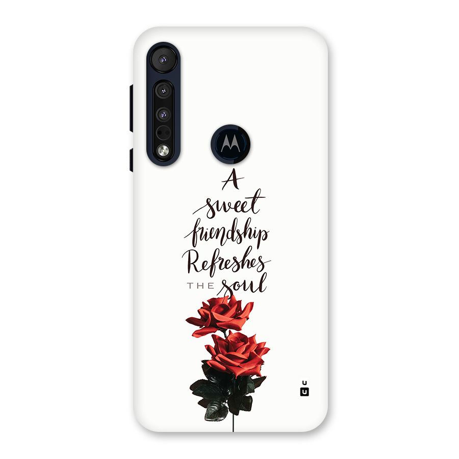 Sweet Friendship Back Case for Motorola One Macro
