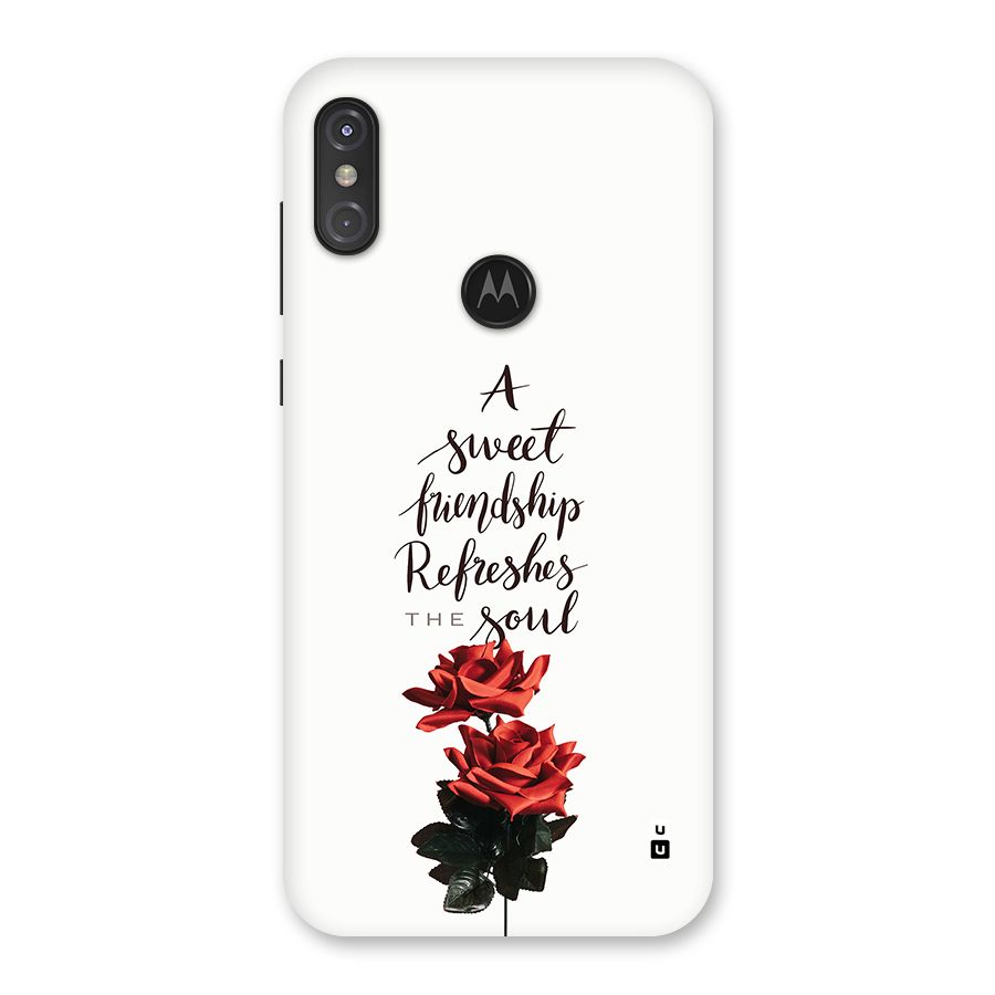 Sweet Friendship Back Case for Motorola One Power