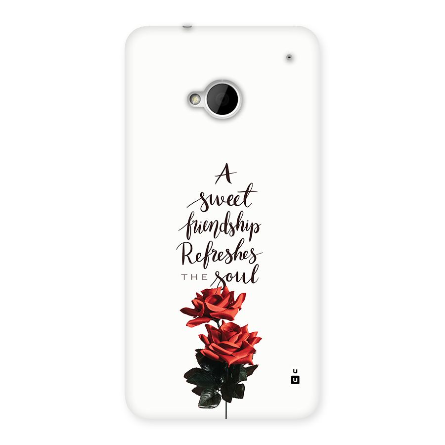 Sweet Friendship Back Case for One M7 (Single Sim)