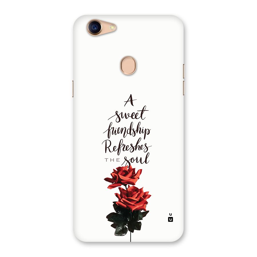 Sweet Friendship Back Case for Oppo F5 Youth