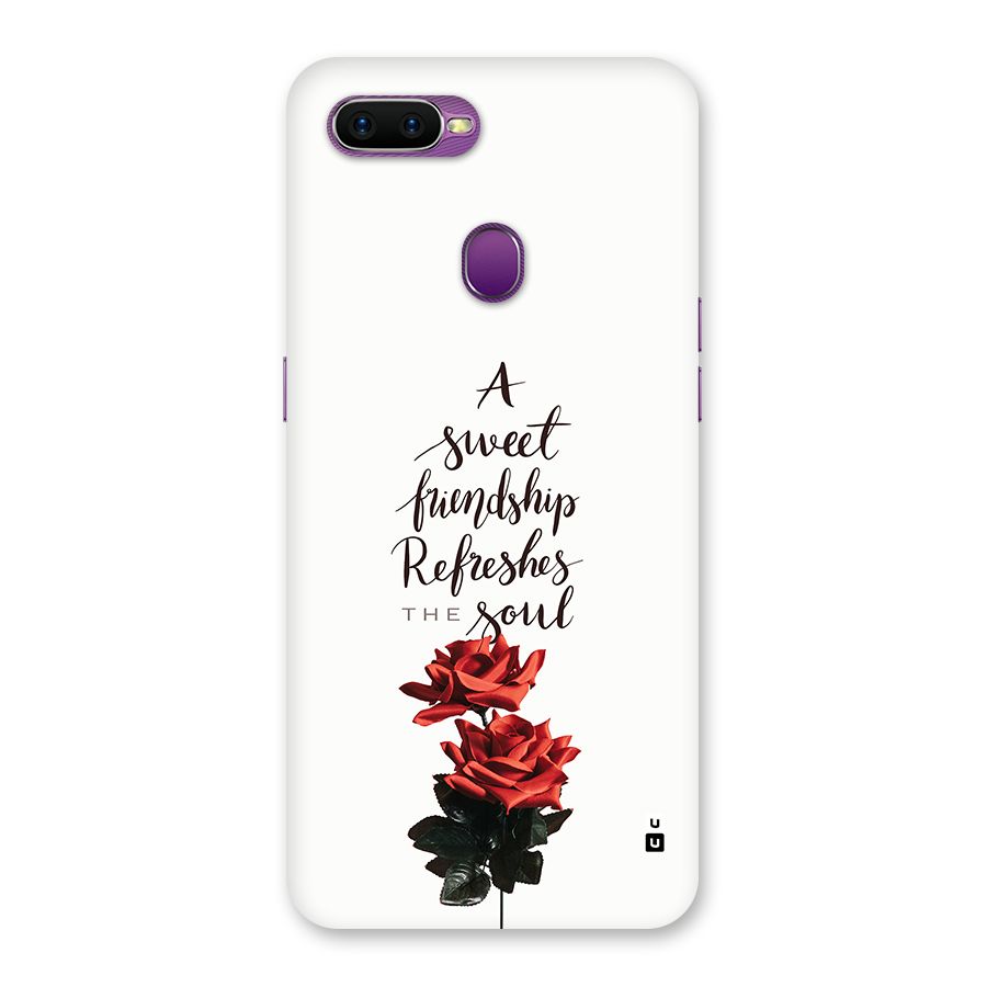 Sweet Friendship Back Case for Oppo F9