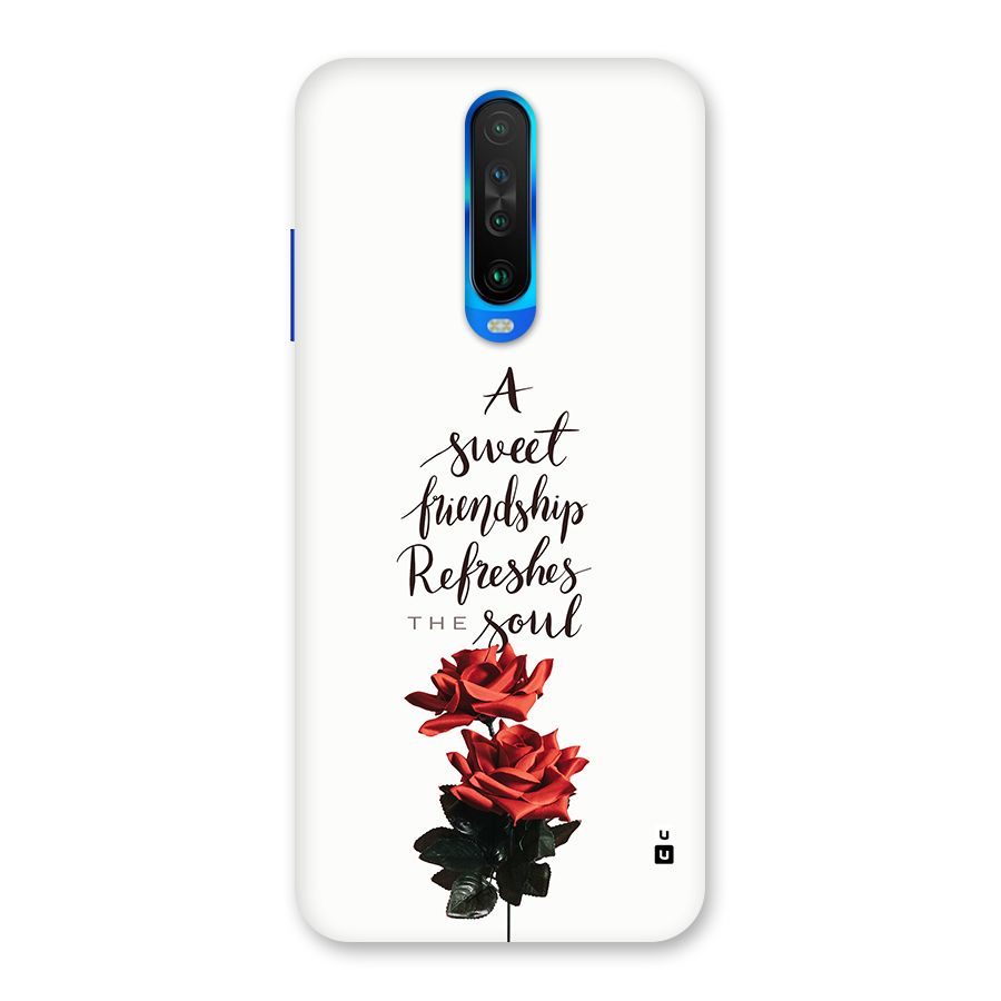 Sweet Friendship Back Case for Poco X2