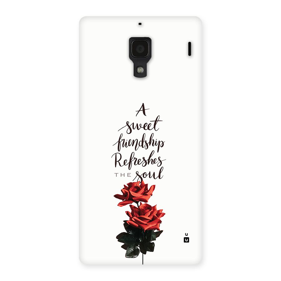 Sweet Friendship Back Case for Redmi 1s