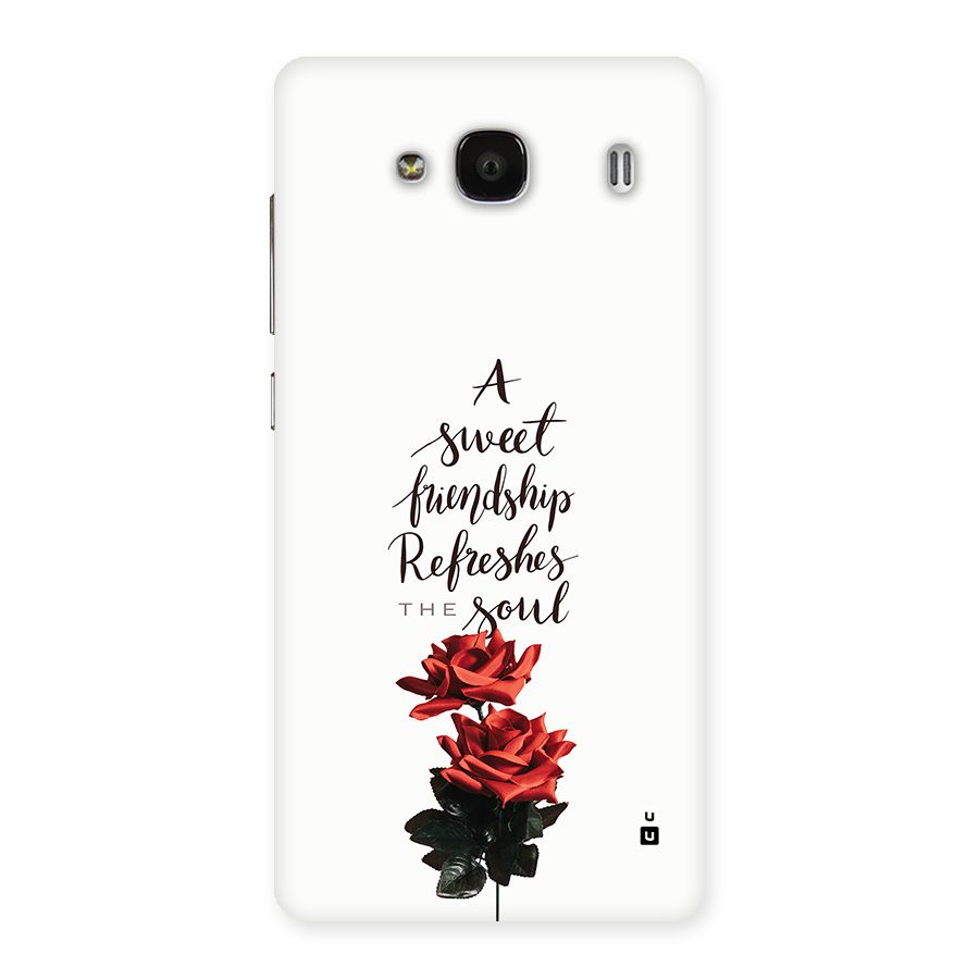 Sweet Friendship Back Case for Redmi 2