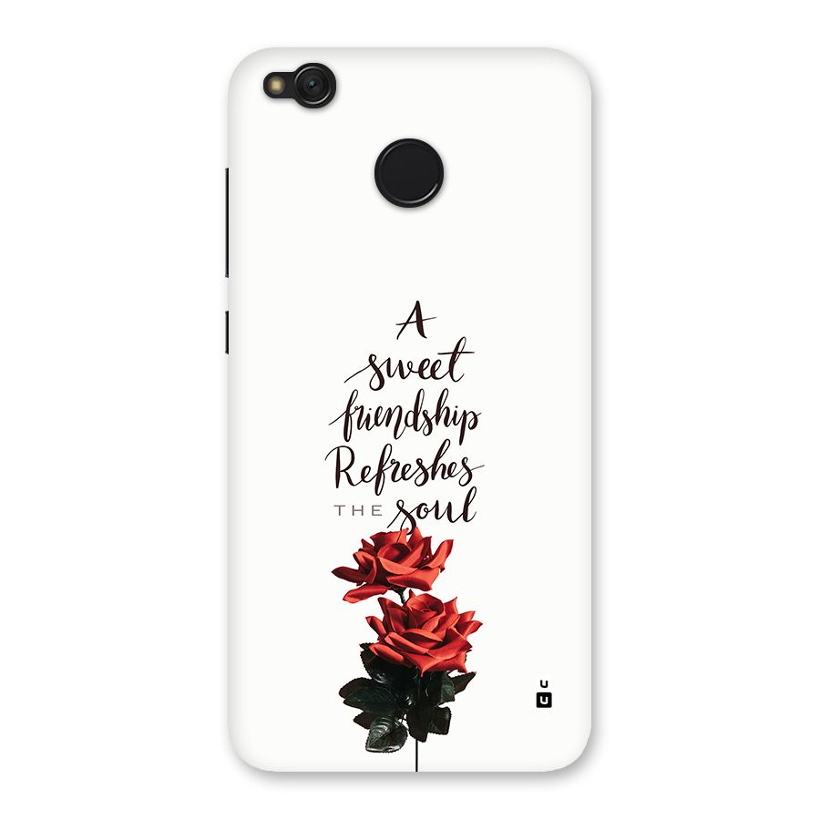 Sweet Friendship Back Case for Redmi 4