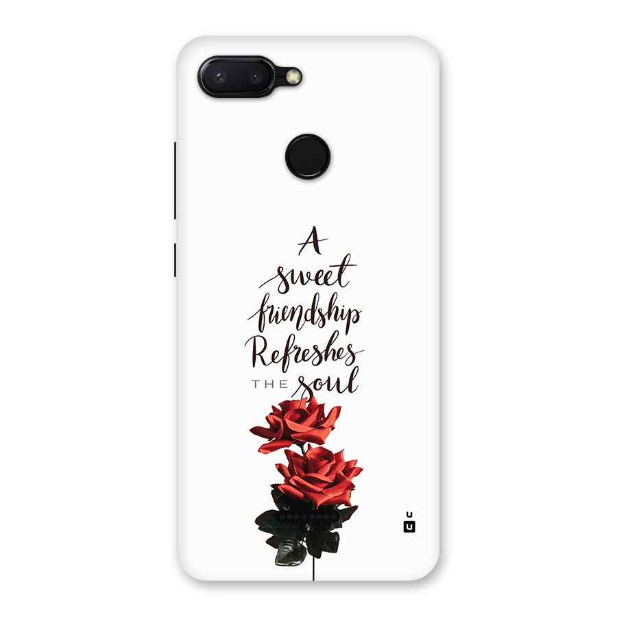 Sweet Friendship Back Case for Redmi 6