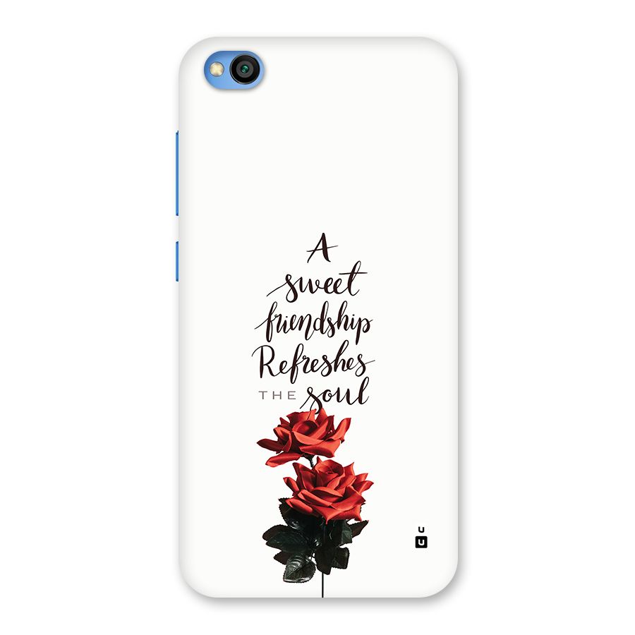 Sweet Friendship Back Case for Redmi Go