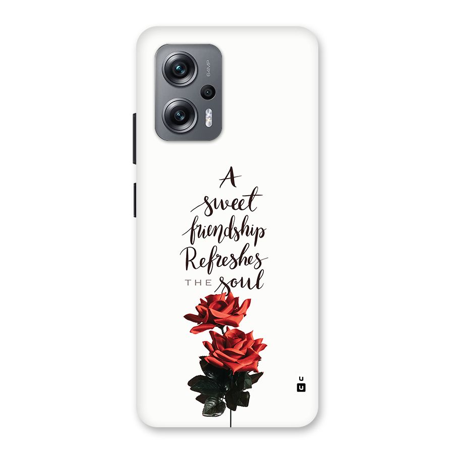 Sweet Friendship Back Case for Redmi K50i