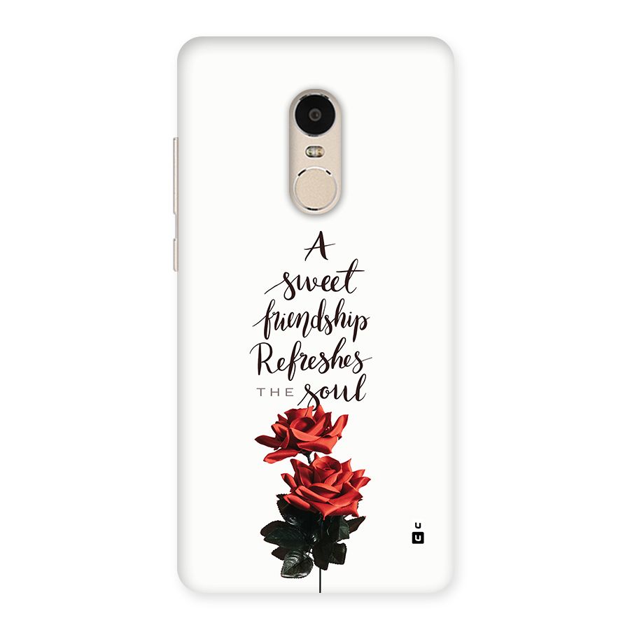 Sweet Friendship Back Case for Redmi Note 4