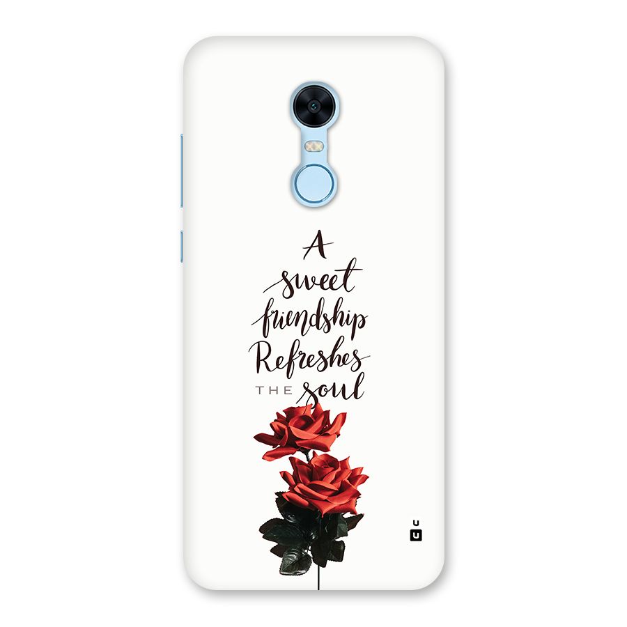 Sweet Friendship Back Case for Redmi Note 5