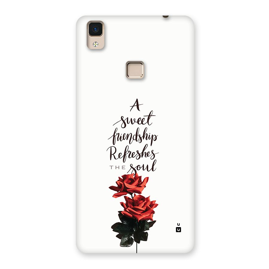 Sweet Friendship Back Case for V3 Max