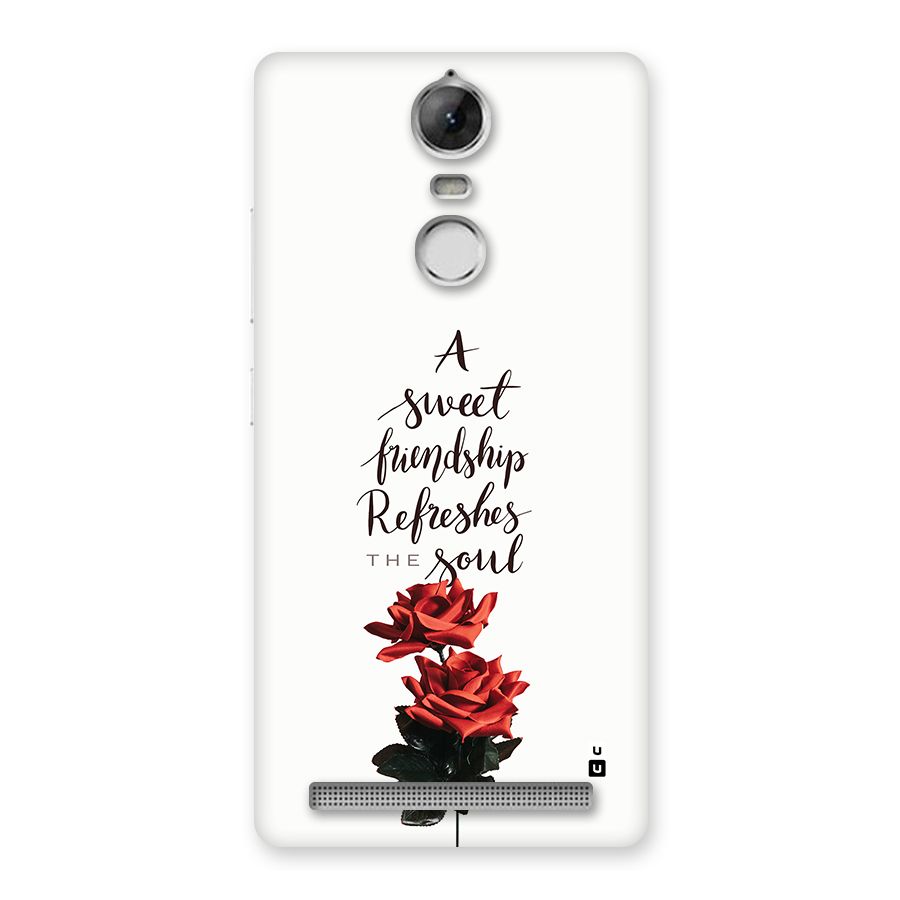Sweet Friendship Back Case for Vibe K5 Note
