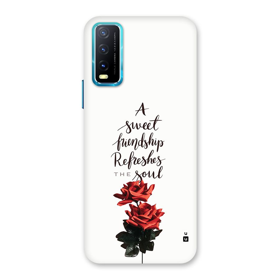 Sweet Friendship Back Case for Vivo Y20s