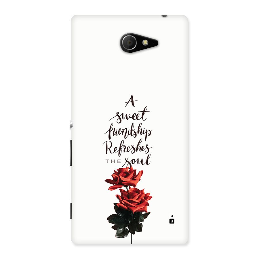 Sweet Friendship Back Case for Xperia M2