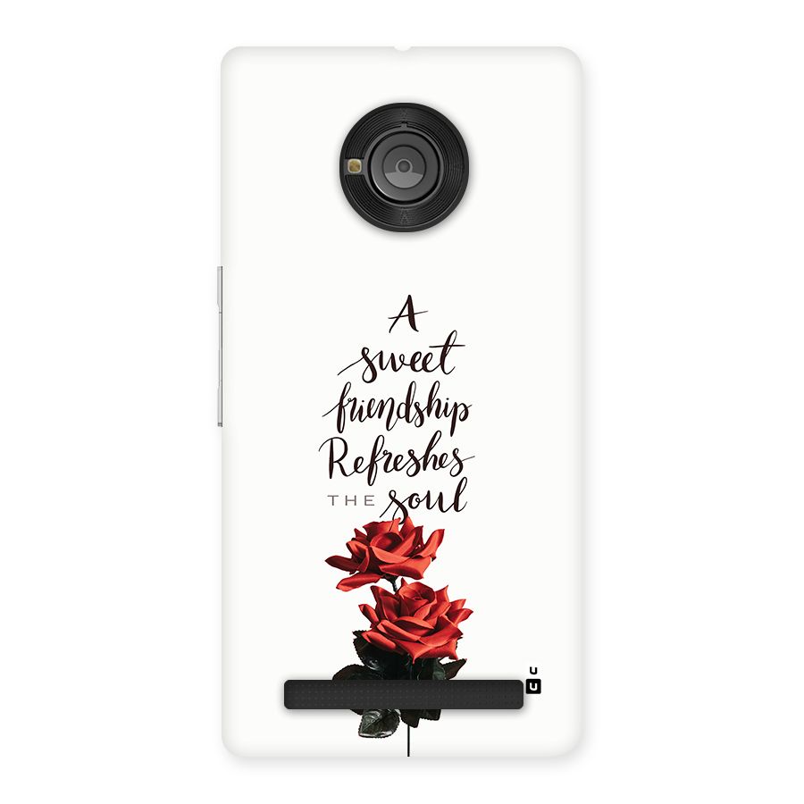 Sweet Friendship Back Case for Yuphoria