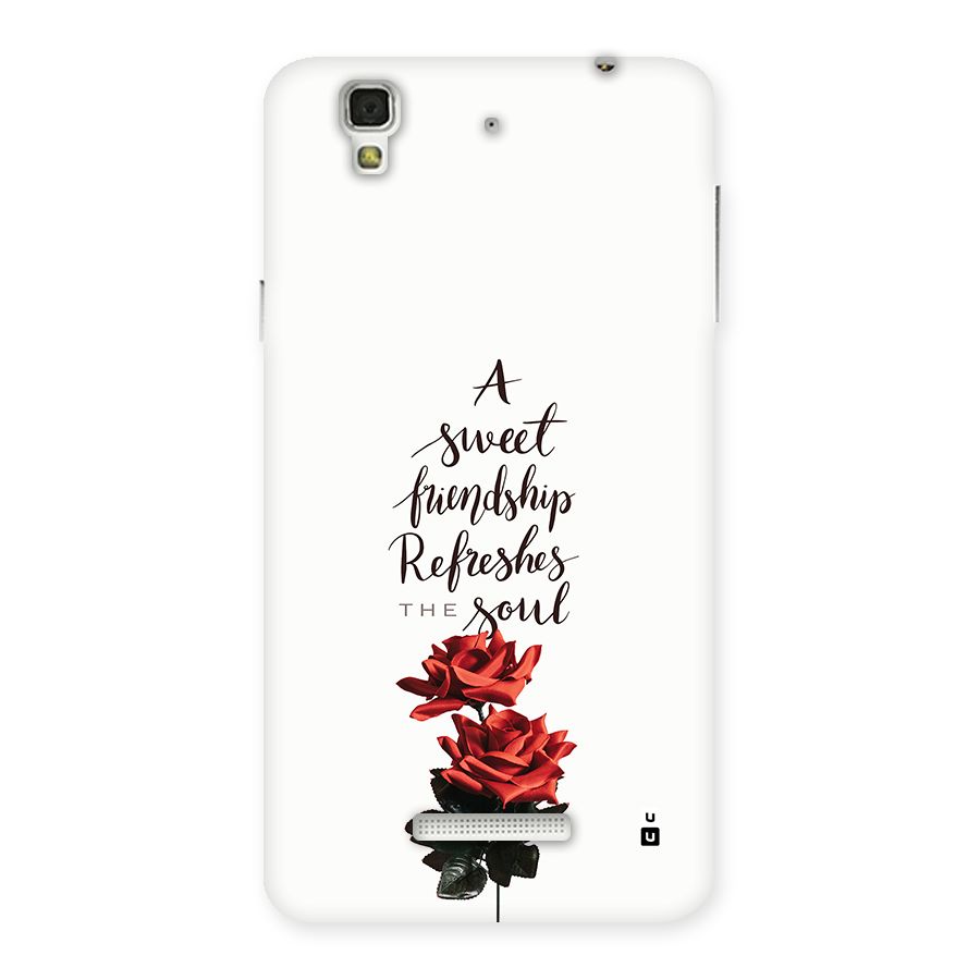 Sweet Friendship Back Case for Yureka