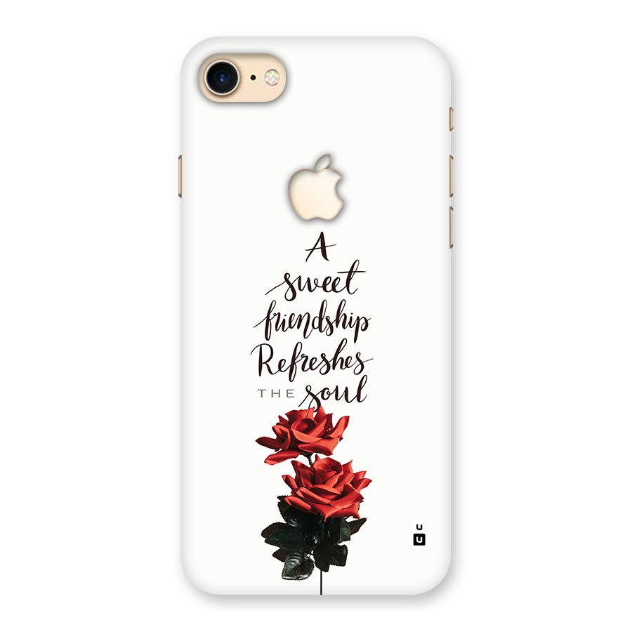 Sweet Friendship Back Case for iPhone 7 Apple Cut