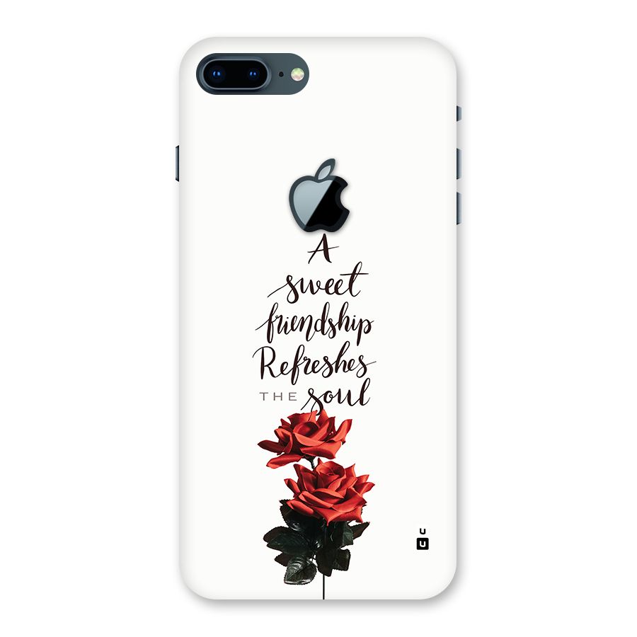 Sweet Friendship Back Case for iPhone 7 Plus Apple Cut