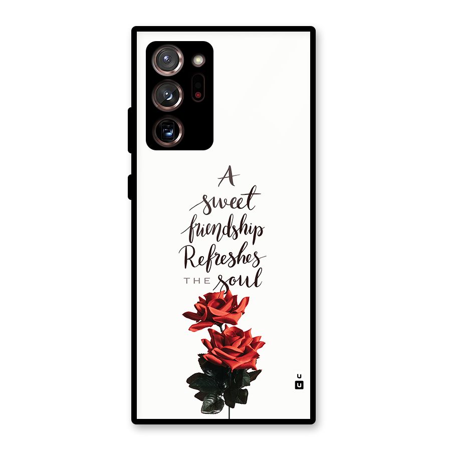 Sweet Friendship Glass Back Case for Galaxy Note 20 Ultra 5G