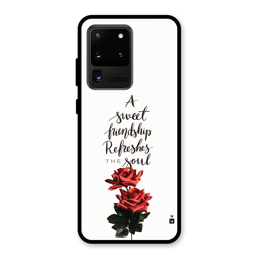 Sweet Friendship Glass Back Case for Galaxy S20 Ultra