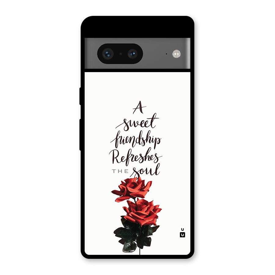 Sweet Friendship Glass Back Case for Google Pixel 7