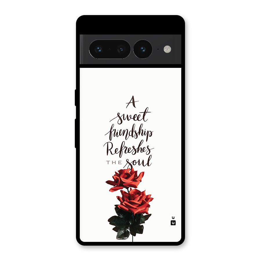 Sweet Friendship Glass Back Case for Google Pixel 7 Pro