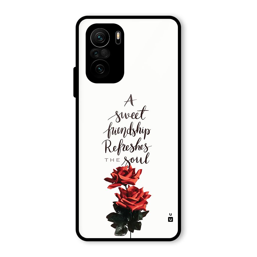 Sweet Friendship Glass Back Case for Mi 11X Pro
