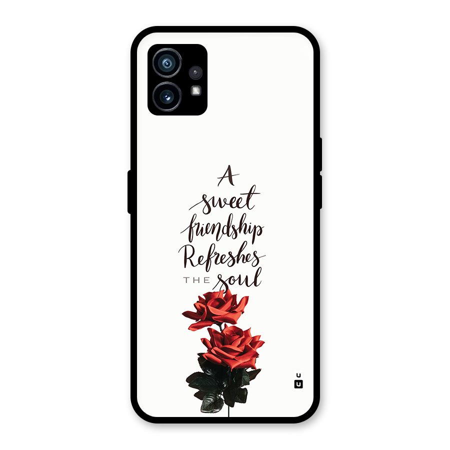 Sweet Friendship Glass Back Case for Nothing Phone 1